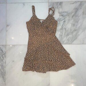 Japna Tan Polka Dot Romper